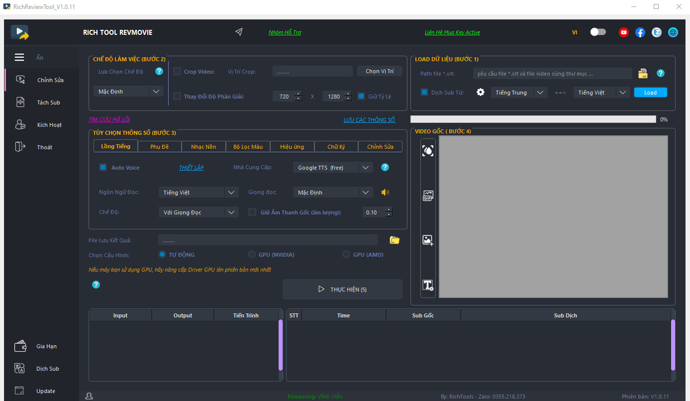  Tool Chỉnh Sửa Video Reup - Pandanix.com