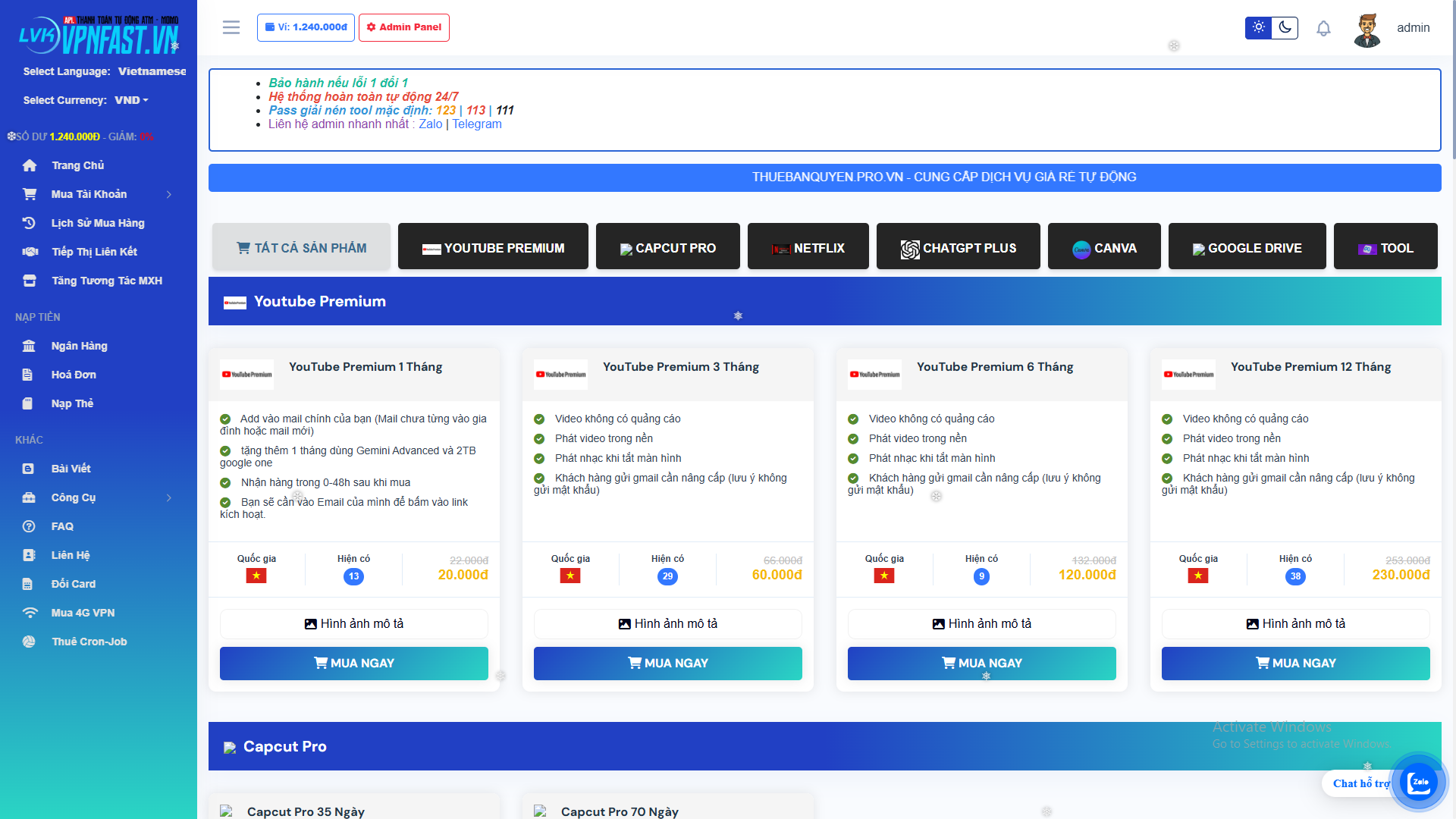 CloneV6 - Version 7.7.0 (Không mã hóa ioncube & không license bản quyền)